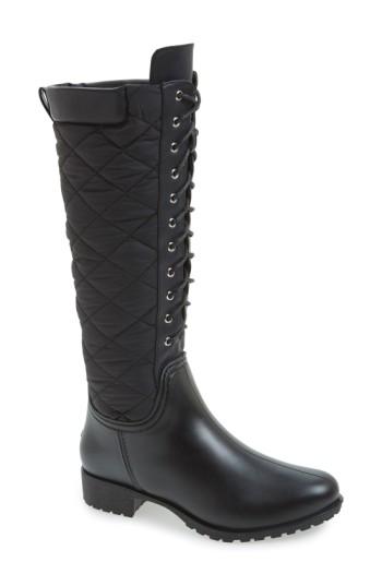 Women's Dav 'tofino' Quilted Waterproof Rain Boot