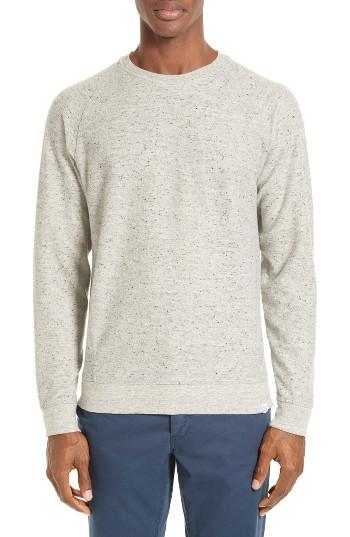 Men's Norse Projects Ketel Melange Double Face Cotton Blend Sweater