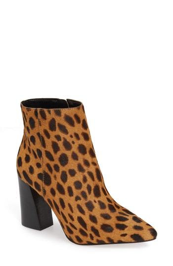 Women's Vince Camuto Thelmin Genuine Calf Hair Bootie M - Brown
