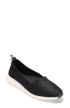 Women's Cole Haan Studiogrand Perforated Slip-on B - Black