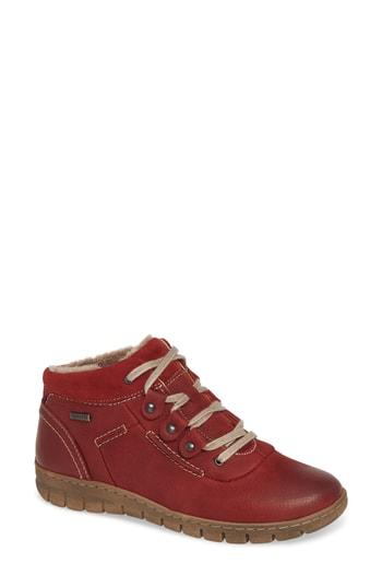 Women's Josef Seibel Steffi 13 Waterproof Bootie -5.5us / 36eu - Red