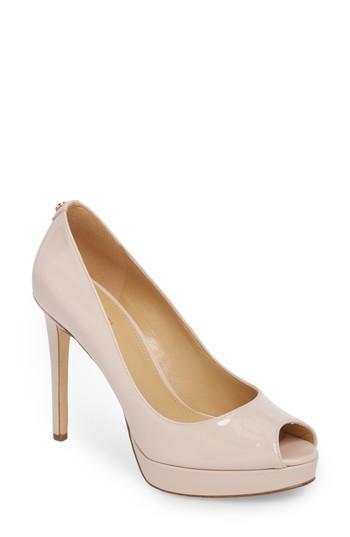 Women's Michael Michael Kors Erica Platform Pump M - Pink