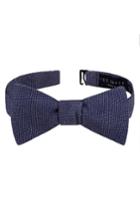 Men's Ted Baker London Solid Cotton Bow Tie, Size - Red