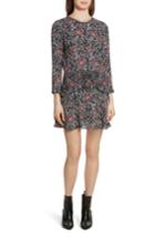 Women's Veronica Beard Dropped Tie Waist Silk Dress - Red
