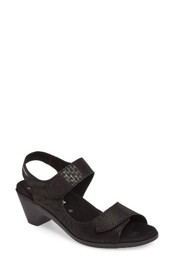 Women's Mephisto Cecila Sandal M - Black