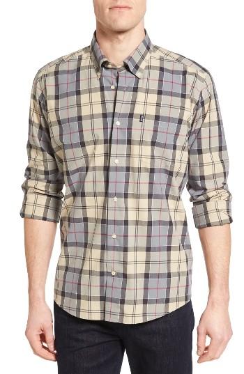 Men's Barbour Herbert Tailored Fit Plaid Sport Shirt