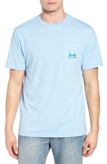 Men's Vineyard Vines Sunset Pocket T-shirt - Blue