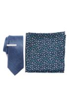 Men's The Tie Bar Texture Solid 3-piece Skinny Tie Style Box