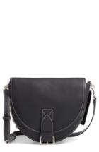 Jw Anderson Leather Saddle Bag - Black