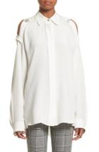 Women's Alexander Wang Open Back Silk Blouse