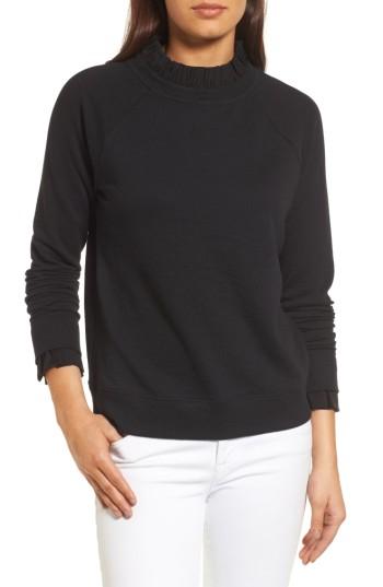 Women's Halogen Removable Collar Sweatshirt