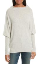 Women's Nili Lotan Rosalie Cashmere Sweater - Grey