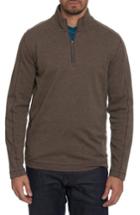 Men's Robert Graham 'elia' Regular Fit Quarter Zip Pullover - Brown