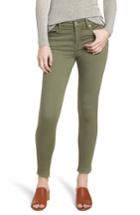 Women's 7 For All Mankind Released Hem Ankle Skinny Jeans - Green