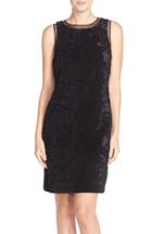 Women's Julia Jordan Velvet & Sequin Sheath Dress