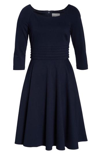 Women's Harper Rose Pleated Waist Fit & Flare Dress (similar To 16w) - Blue
