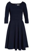 Women's Harper Rose Pleated Waist Fit & Flare Dress (similar To 16w) - Blue