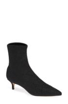 Women's Schutz Albertin Glitter Sock Bootie M - Black