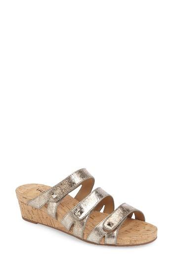 Women's Vaneli Karen Triple Strap Wedge Sandal