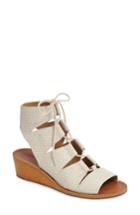 Women's Lucky Brand Gizi Wedge Sandal M - White