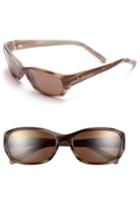 Women's Maui Jim Kuiaha Bay 55mm Polarizedplus Sport Sunglasses - Dark Sandstone