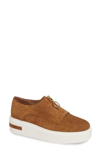 Women's Linea Paolo Kelani Platform Sneaker M - Beige