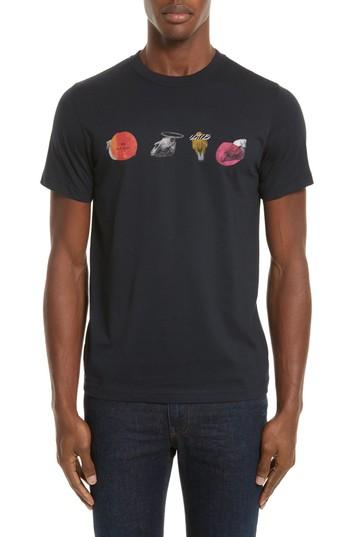 Men's Ps Paul Smith Mini Skulls Graphic T-shirt - Blue