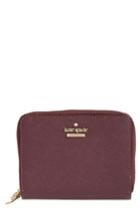 Women's Kate Spade New York Cameron Street - Lainie Zip-around Leather Wallet - Purple