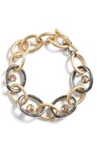 Women's St. John Collection Swarovski Crystal & Metal Chain Bracelet