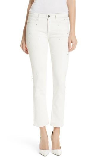 Women's Brockenbow Lilly Crop Slim Fit Jeans - White