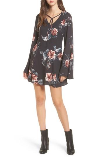 Women's Somedays Lovin Homecoming Floral Print Dress - Black