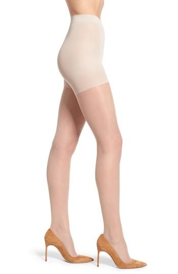 Women's Nordstrom Sheer Control Top Pantyhose, Size C - Beige