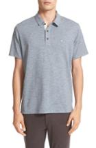 Men's Rag & Bone Standard Issue Regular Fit Slub Cotton Polo, Size - Beige