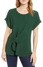 Women's & .layered Twist Front Top - Green