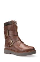 Women's Geox Rayssa Moto Boot Us / 39eu - Brown