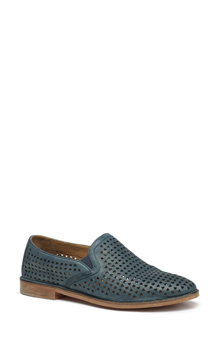 Women's Trask Ali Perforated Loafer .5 M - Blue