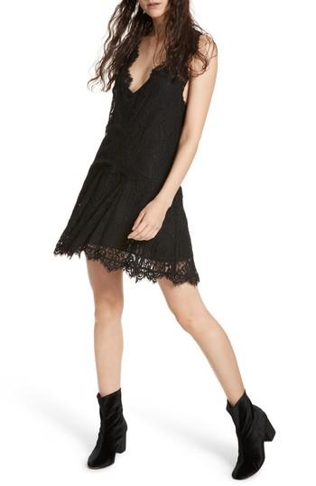 Women's Free People Heart In Two Lace Minidress