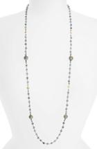 Women's Armenta Old World Pearl, Champagne Diamond & Semiprecious Stone Necklace