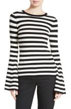 Women's Milly Bell Sleeve Pullover, Size - Black
