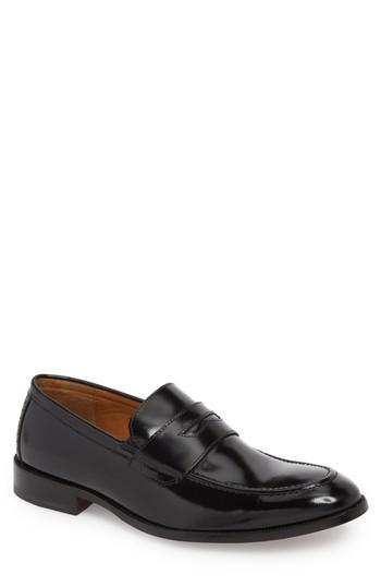 Men's Johnston & Murphy Bradford Penny Loafer M - Black
