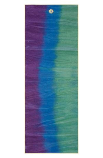 Women's Manduka Yogitoes Peacock Skidless Yoga Towel