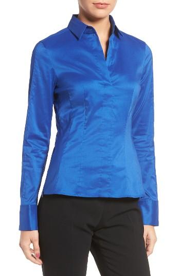 Women's Boss Bashina Fitted Stretch Poplin Shirt