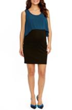 Women's Rosie Pope 'gladis' Sleeveless Popover Maternity Dress