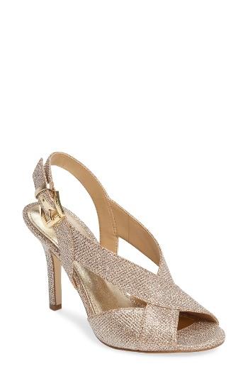 Women's Michael Michael Kors Becky Cross Strap Sandal