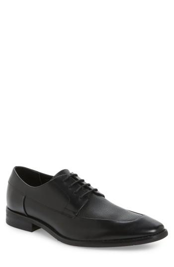 Men's Calvin Klein Rambert Embossed Derby .5 M - Black