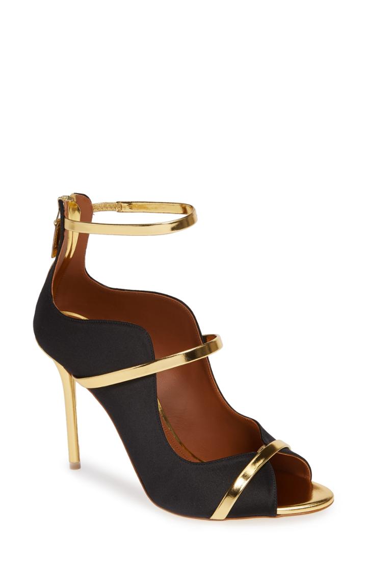 Women's Malone Souliers By Roy Luwolt Mika Triple Band Sandal .5us / 35eu - Black