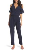 Women's Fraiche By J Cold Shoulder Jumpsuit - Blue