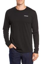 Men's Patagonia Long Sleeve Logo T-shirt - Black