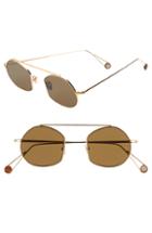 Women's Ahlem Victoire 47mm Aviator Sunglasses - Yellow Gold