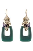 Women's Alexis Bittar Retro Gold Collection Crumpled Drop Earrings